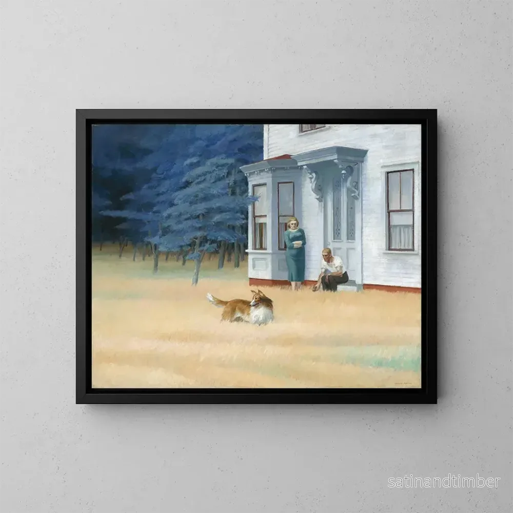 Reproduktion av målningen Kväll på Cape Cod - Edward Hopper