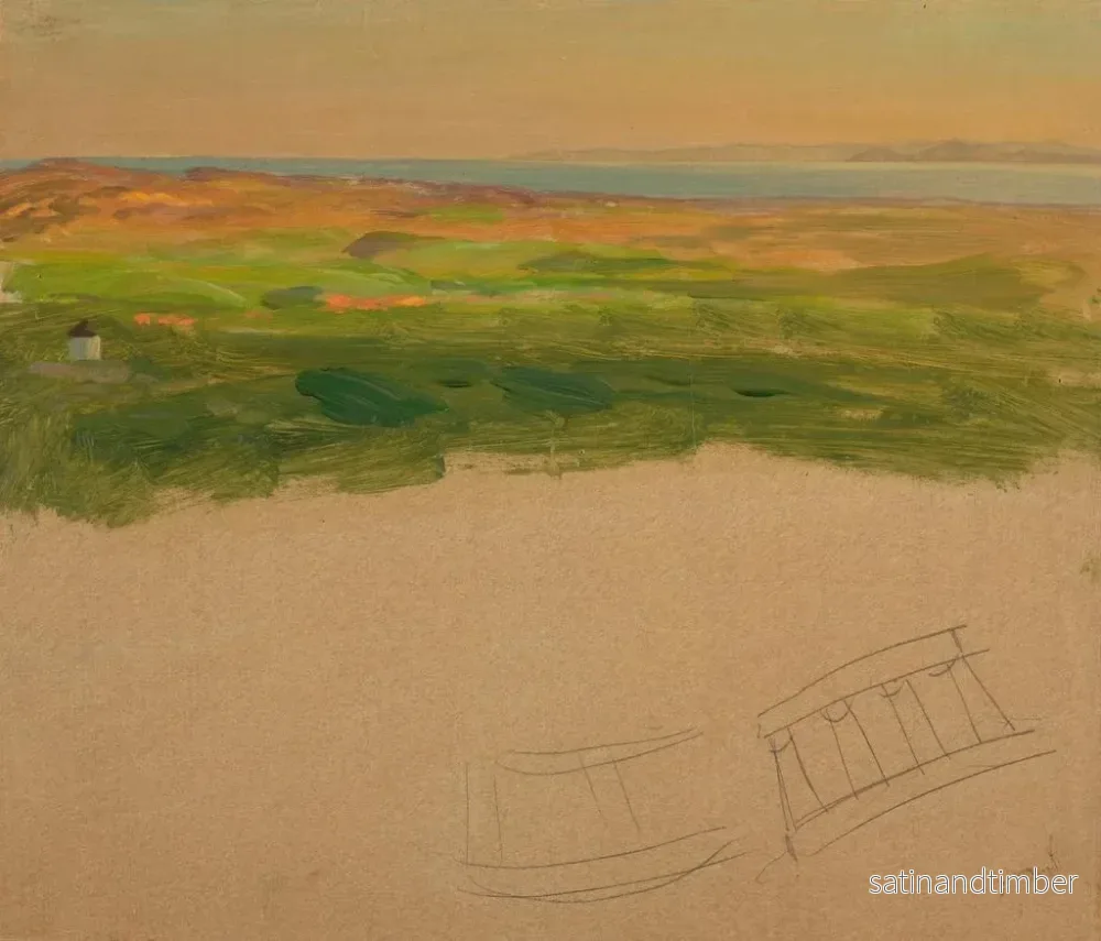 Reproduktion av målningen Landskap nära Syrien eller Grekland - Frederic Edwin Church - Bild 2