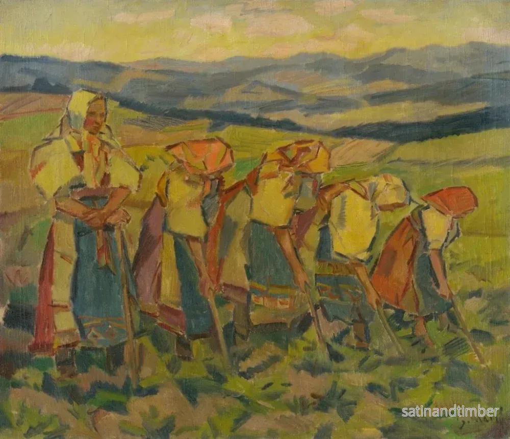 Reproduktion av målningen Okopvaky sur la paille - Gustav Mahler - Bild 2