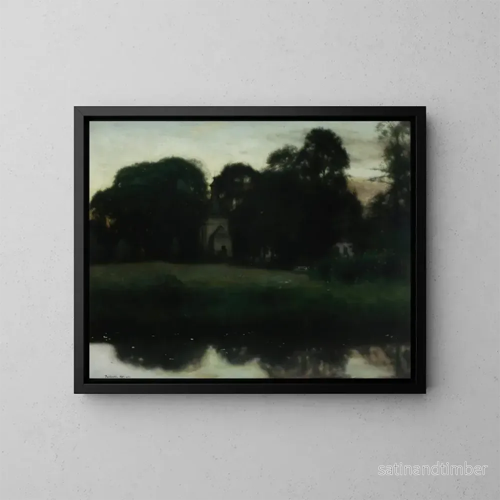 Reproduktion av målningen Parc à Duboy - Józef Pankiewicz
