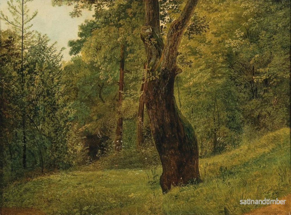 Reproduktion av målningen Ett träd vid skogsbrynet - Friedrich Gauermanns cirkel - Bild 2