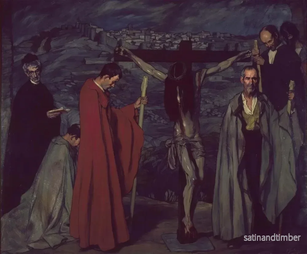 Reproduktion av målningen Le Christ du Sang - Ignacio Zuloaga - Bild 2