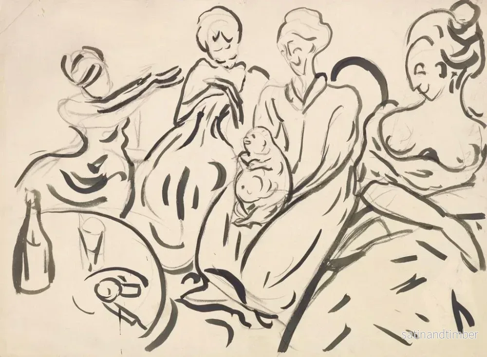 Reproduktion av målningen Le cochon de compagnie - Edvard Munch - Bild 2
