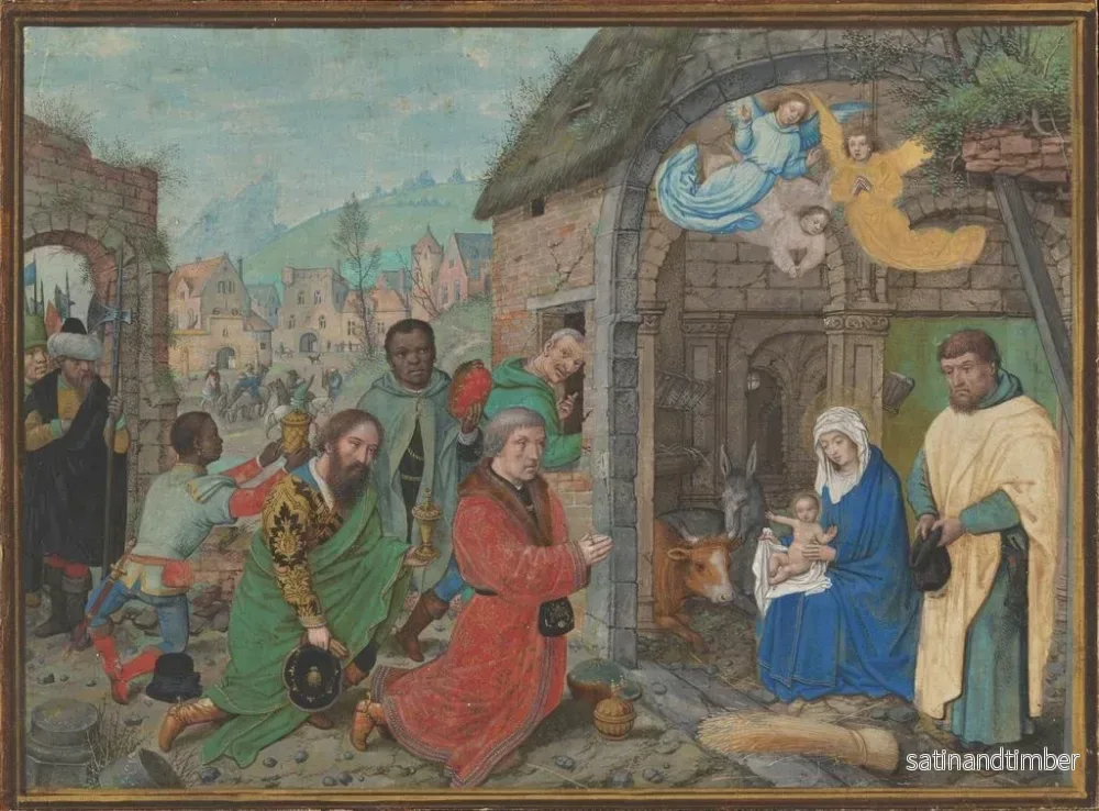 Reproduktion av målningen L'Adoration des Mages - Simon Bening - Bild 2