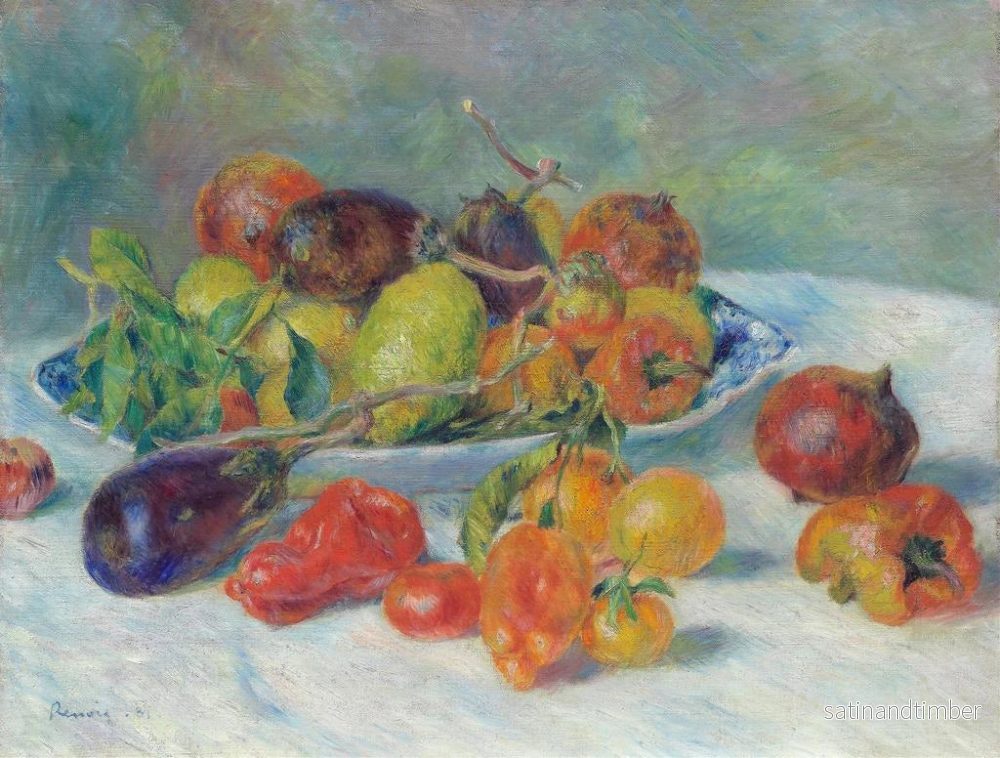 Reproduktion av målningen Frukt från södra Frankrike - Pierre-Auguste Renoir - Bild 2