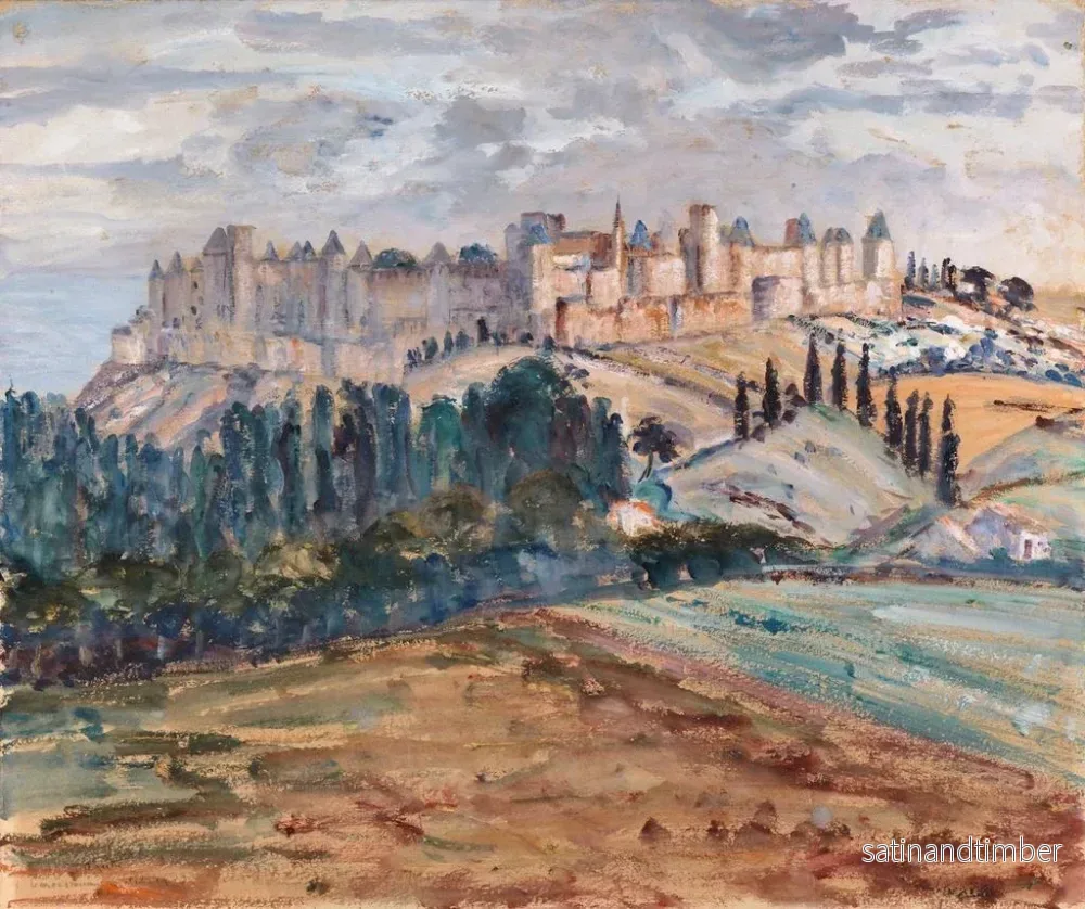 Reproduktion av målningen Château ancien - Georgette Agutte - Bild 2