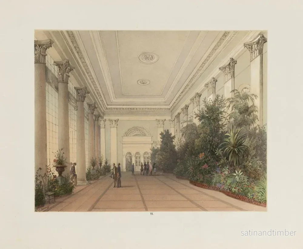 Reproduktion Le jardin d'hiver dans la Hofburg – Franz Antoine — plansch 07 - Bild 2