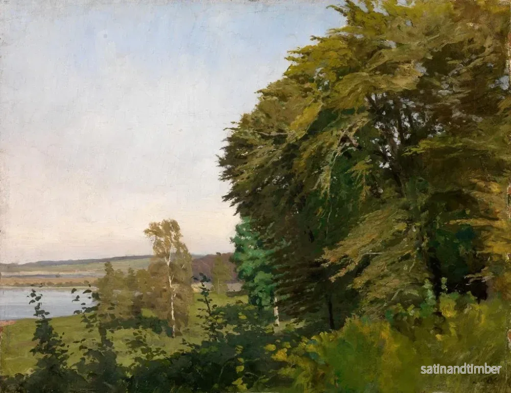 Reproduktion av målningen Landskap av Schleswig-Holstein - Gustav Kampmann - Bild 2
