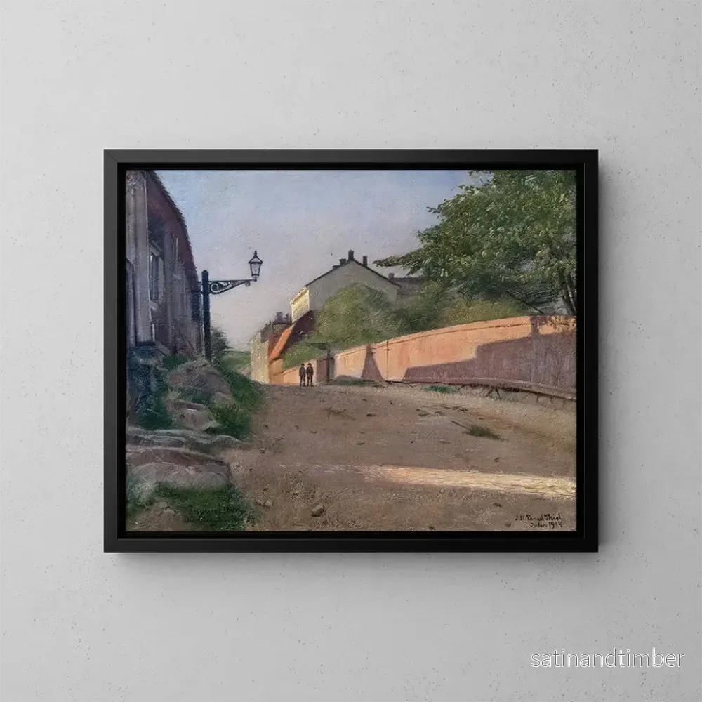 Reproduktion av målningen Dbelnsgatan - Eugène Jansson