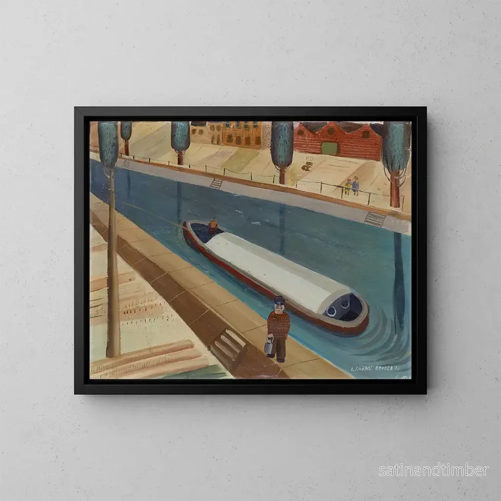 Reproduktion av målningen Motif de Bruges – Emanuel Schättli Reproduktion av målningen Motif de Bruges – Emanuel Schättli