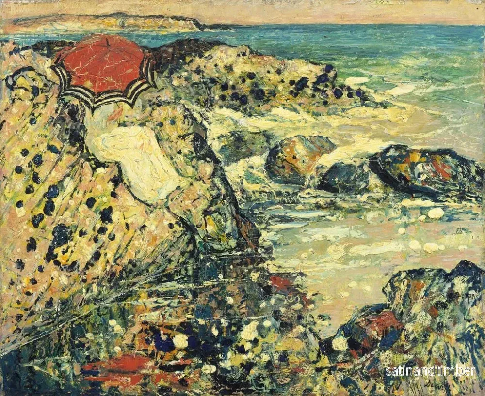 Reproduktion av målningen Eklats d'écume - Henry Golden Dearth - Bild 2