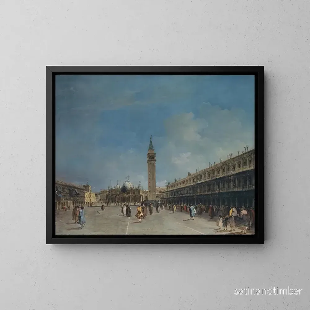 Reproduktion av målningen Place Saint-Marc – Francesco Guardi Reproduktion av målningen Place Saint-Marc – Francesco Guardi