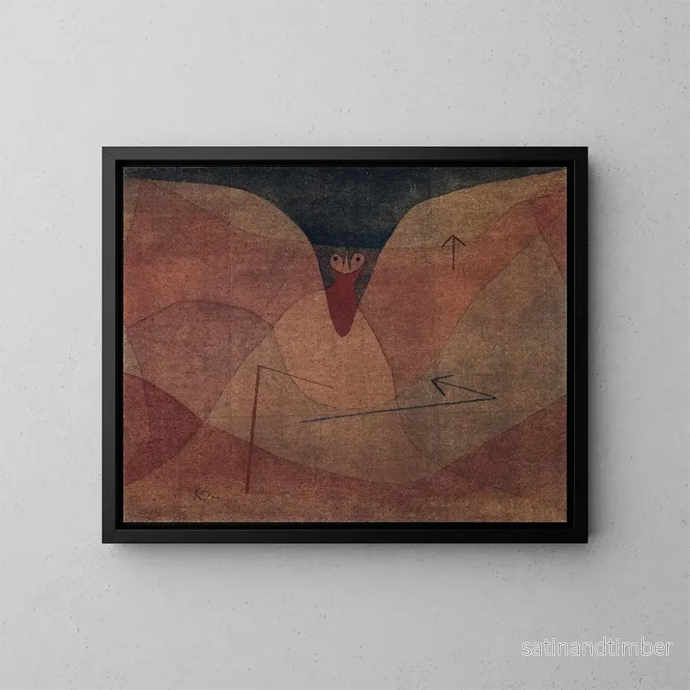 Reproduktion av målningen Evolution aeronautique - Paul Klee