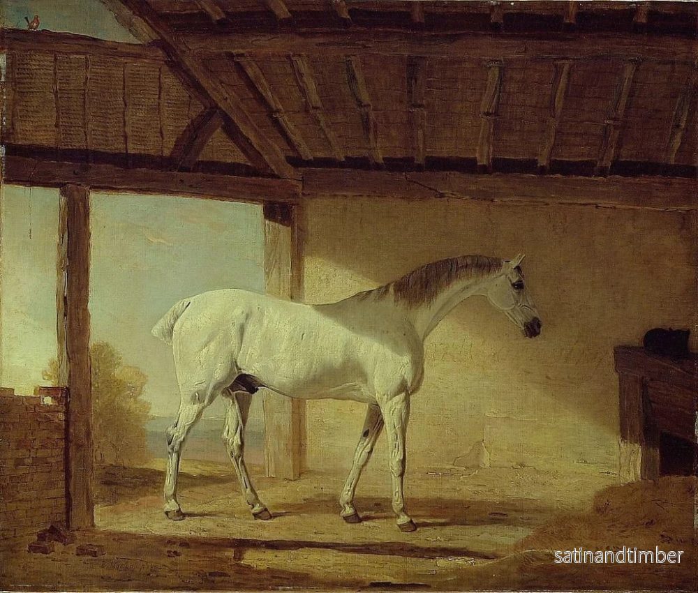 Reproduktion av målningen Le cheval du comte de Coventry - Benjamin Marshall - Bild 2