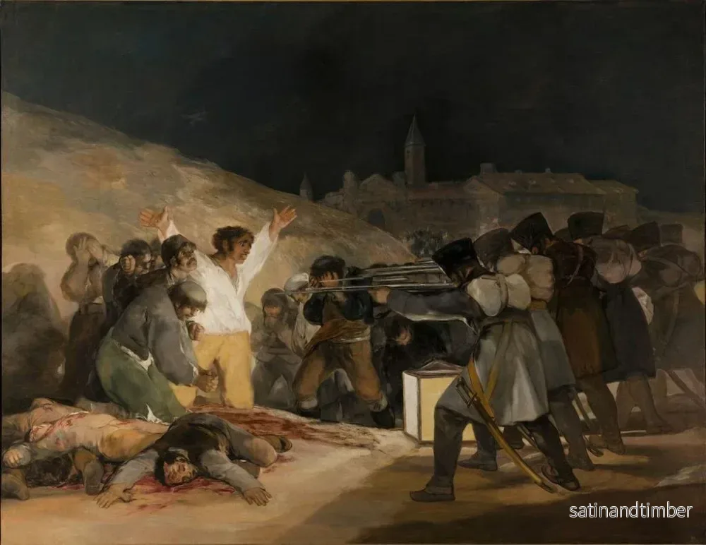 Reproduktion av målningen Le Troisième Mai 1808 - Francisco de Goya - Bild 2