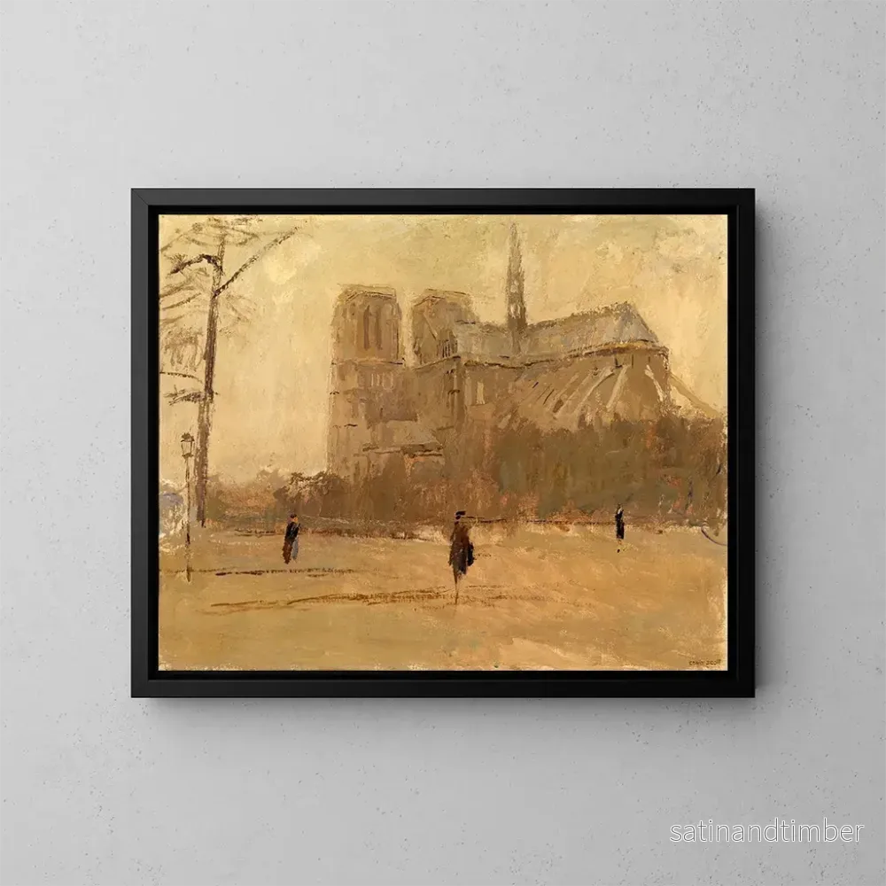 Reproduktion av målningen Notre-Dame nr I - Frank Edwin Scott