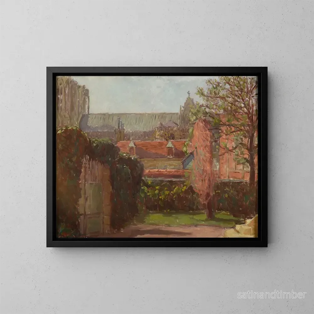 Reproduktion av målningen La Cathédrale de Reims - Paul Jamot