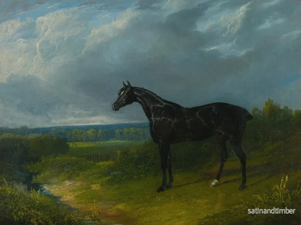 Reproduktion av målningen Jägare i landskapet - John Frederick Herring den äldre - Bild 2