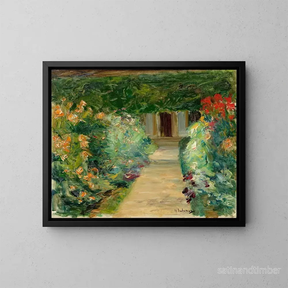 Reproduktion av målningen Le jardin potager à Wannsee vers l’est – Max Liebermann Reproduktion av målningen Le jardin potager à Wannsee vers l’est – Max Liebermann