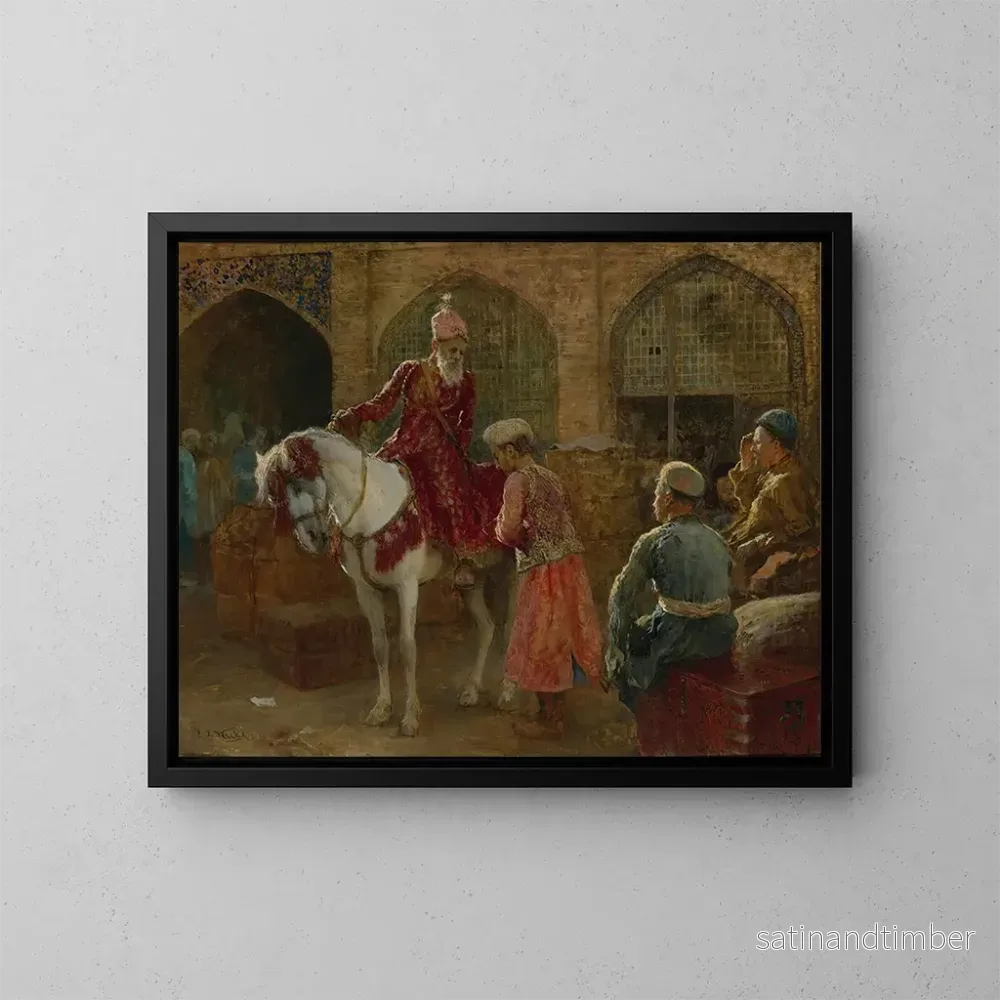 Reproduktion av målningen Le grand vizir - Edwin Lord Weeks