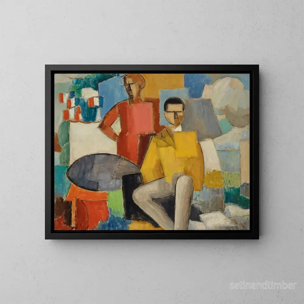Reproduktion av målningen Le Quatorze Juillet - Roger de La Fresnaye