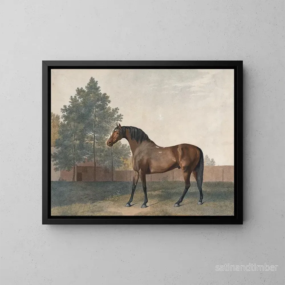 Reproduktion av målningen Enclume - George Stubbs