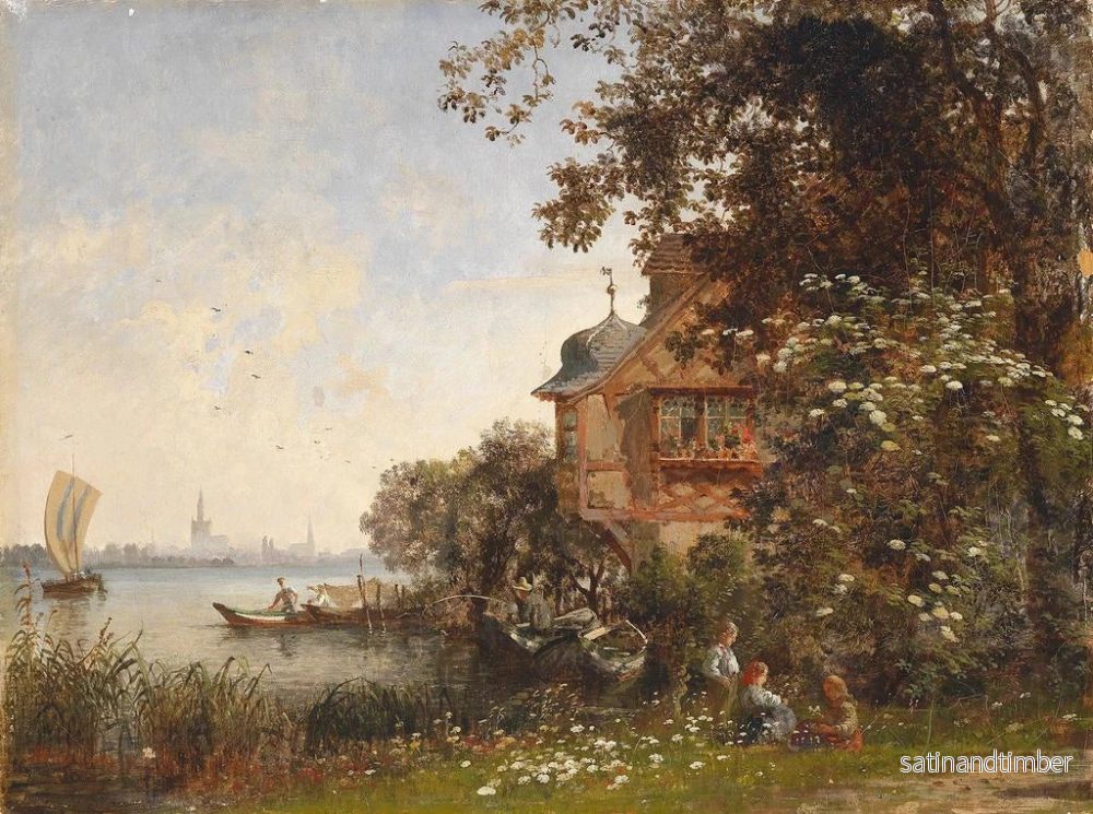 Reproduktion av målningen Vue sur Constance - Karl Weysser - Bild 2