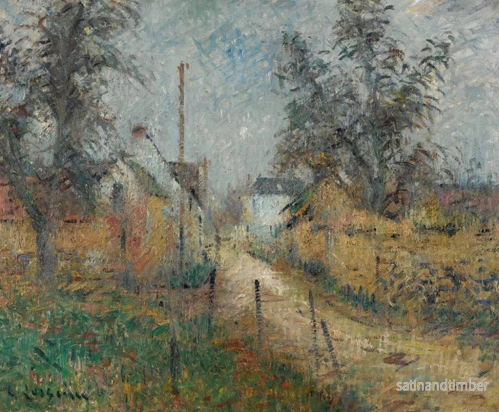 Reproduktion av målningen Ferme en Normandie - Gustave Loiseau - Bild 2
