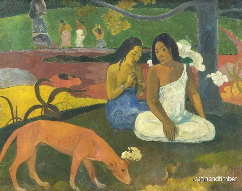 Reproduktion av målningen Joie d'Arearea - Paul Gauguin - Bild 2