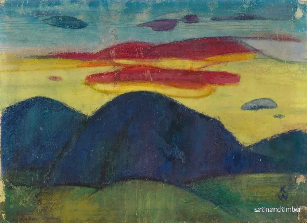 Reproduktion av målningen Solnedgång - Karl Wiener - Bild 2