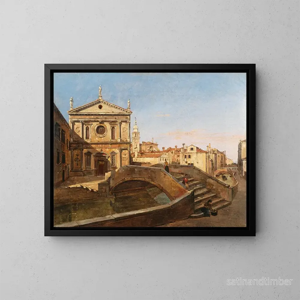Reproduktion av målningen av San Sebastiano-kyrkan i Venedig – Frans Vervloet Reproduktion av målningen av San Sebastiano-kyrkan i Venedig – Frans Vervloet