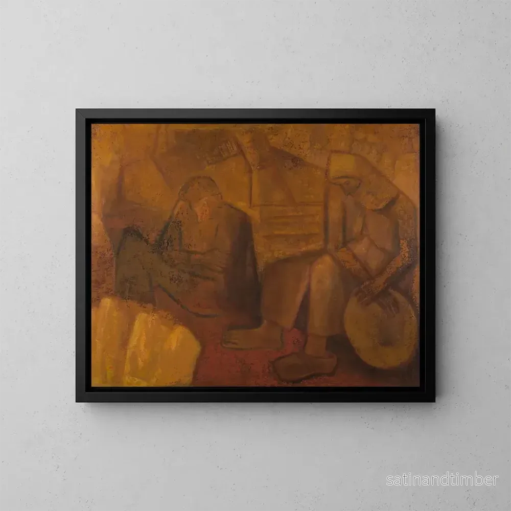 Reproduktion av målningen Les cueilleurs de coques - Constant Permeke