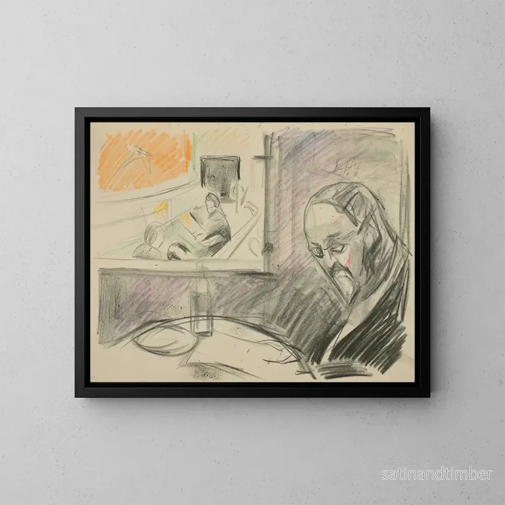 Reproduktion av målningen Oskapat konsttryck 22 - Edvard Munch