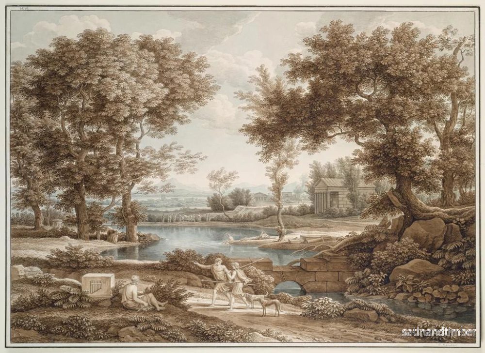 Reproduktion av målningen Landskap heroisk - Johann Christian Reinhart - Bild 2