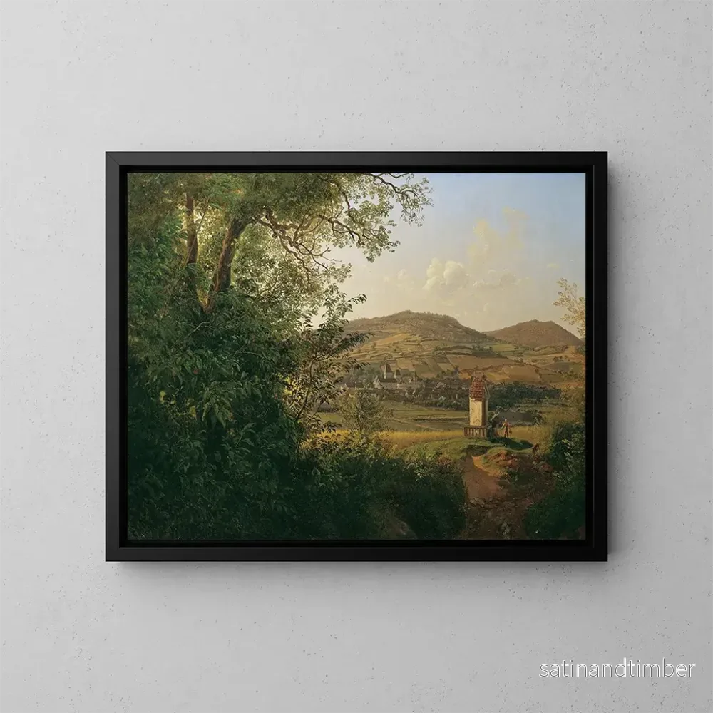 Reproduktion av målningen Vue de Pggstall - Joseph Rebell