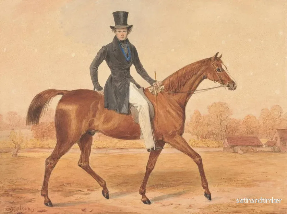Reproduktion av målningen H. Grant på hästryggen - Henry Thomas Alken - Bild 2