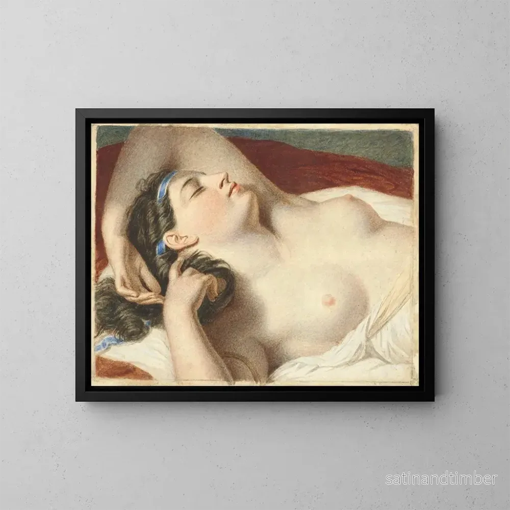 Reproduktion av målningen Studie för Ariane som somnar på ön Naxos – John Vanderlyn Reproduktion av målningen Studie för Ariane som somnar på ön Naxos – John Vanderlyn