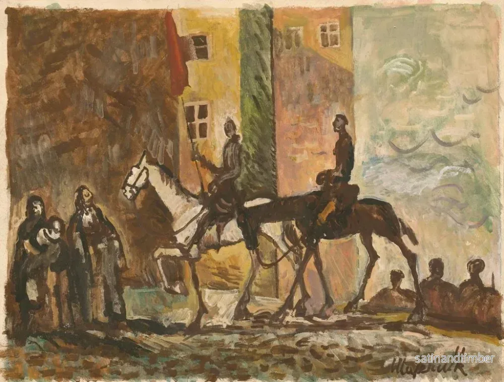 Reproduktion av målningen Retour victorieux - Cyprian Majernik - Bild 2