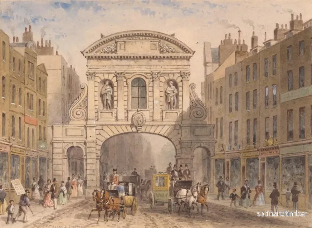 Reproduktion av målningen Temple Bar - Thomas Hosmer Shepherd - Bild 2