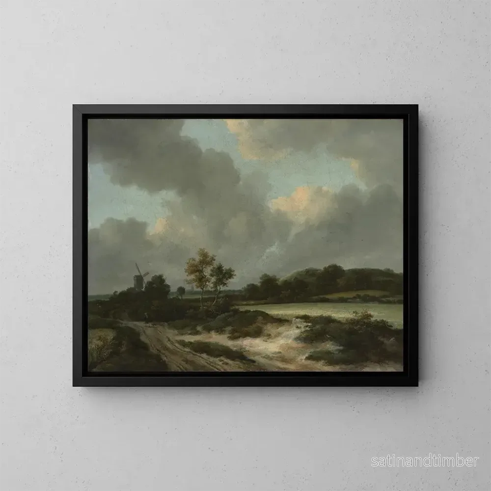 Reproduktion av målningen Fields of Wheat - Jacob van Ruisdael