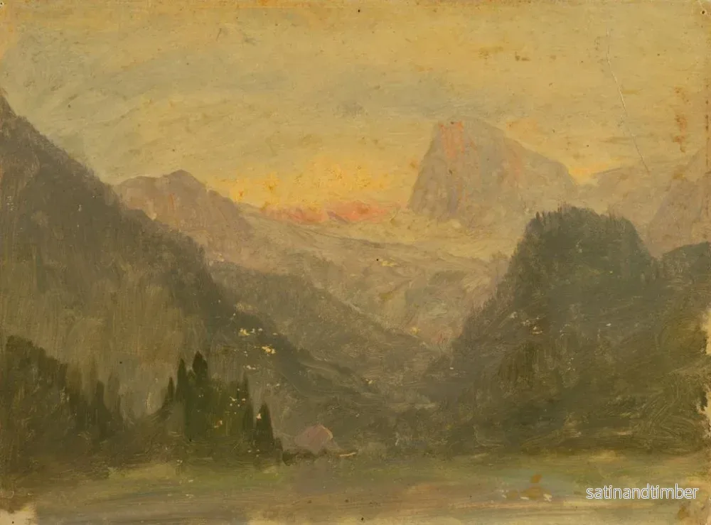 Reproduktion av målningen Le Watzmann nära Berchtesgaden - Frederic Edwin Church - Bild 2