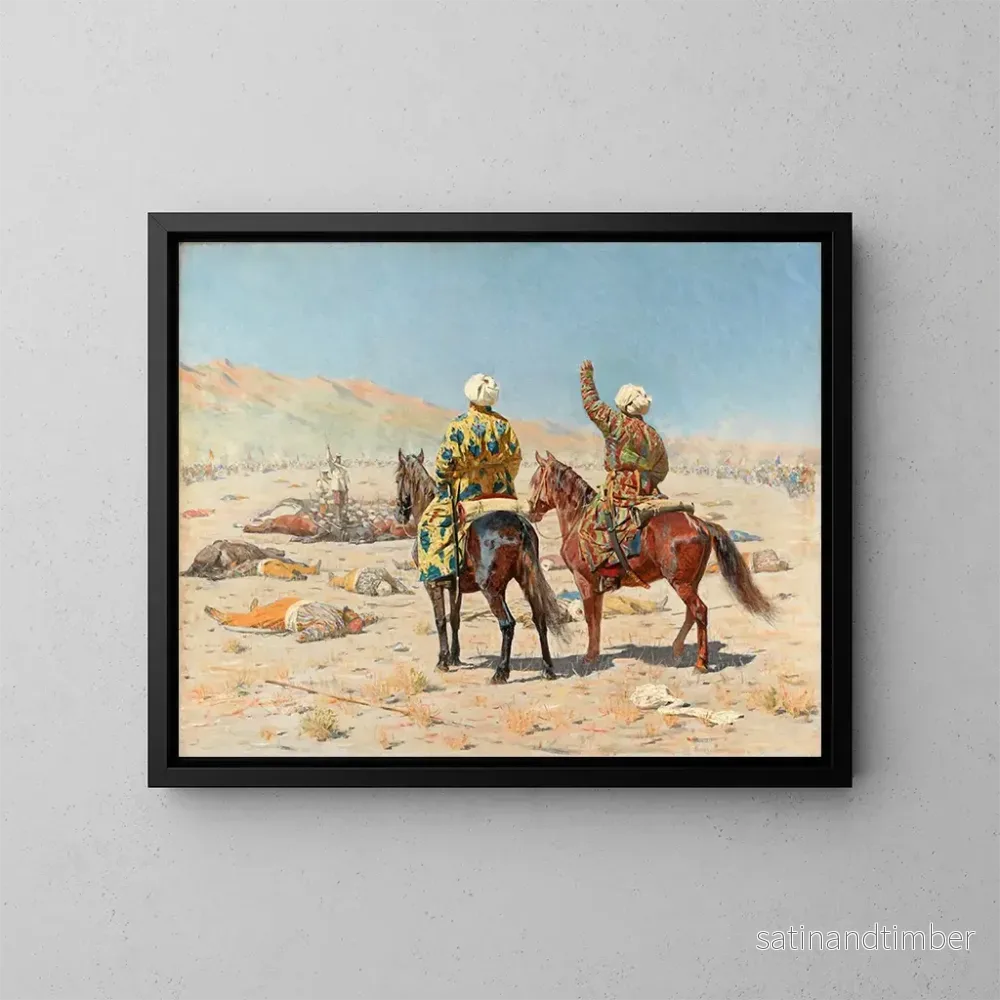 Reproduktion av målningen Om kriget - Vasily Vereshchagin