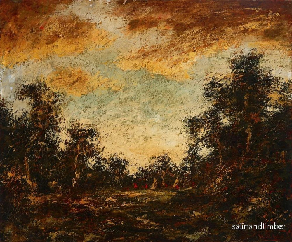 Reproduktion av målningen Lumière du matin - Ralph Albert Blakelock - Bild 2