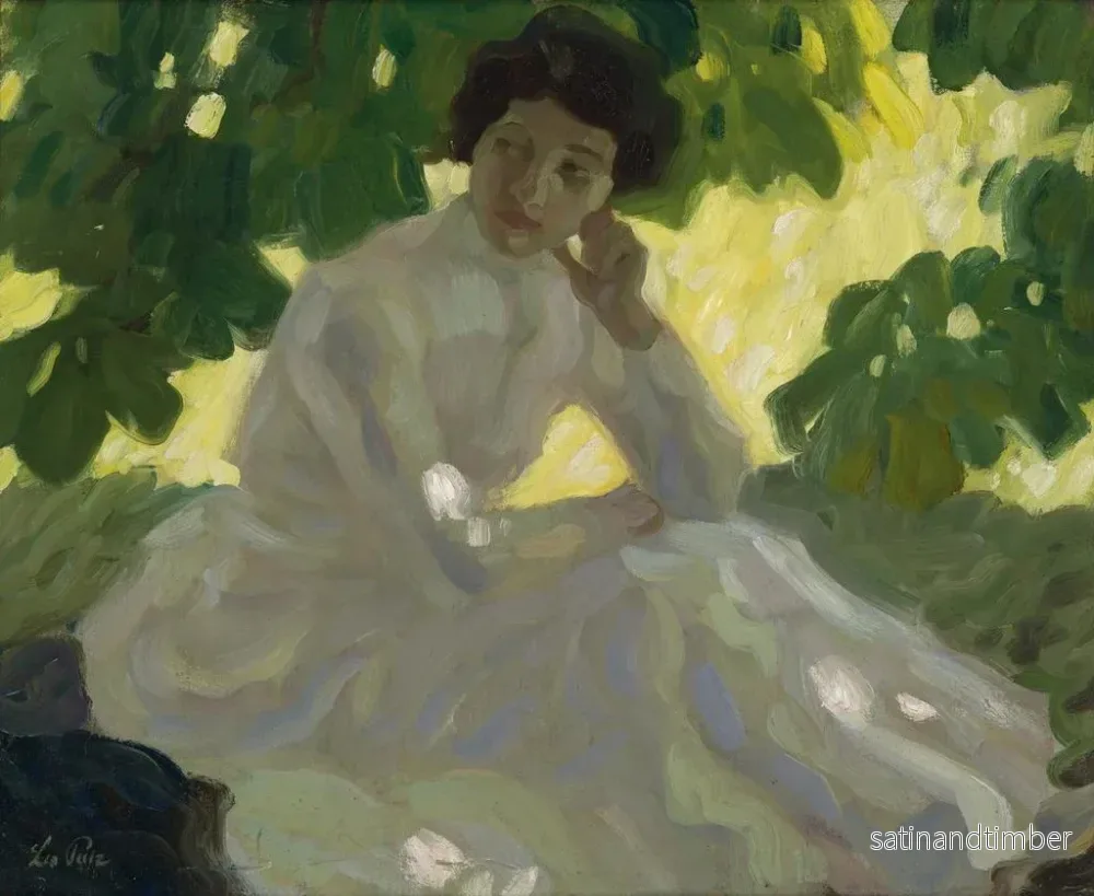 Reproduktion av målningen Sommardag - Leo Putz - Bild 2