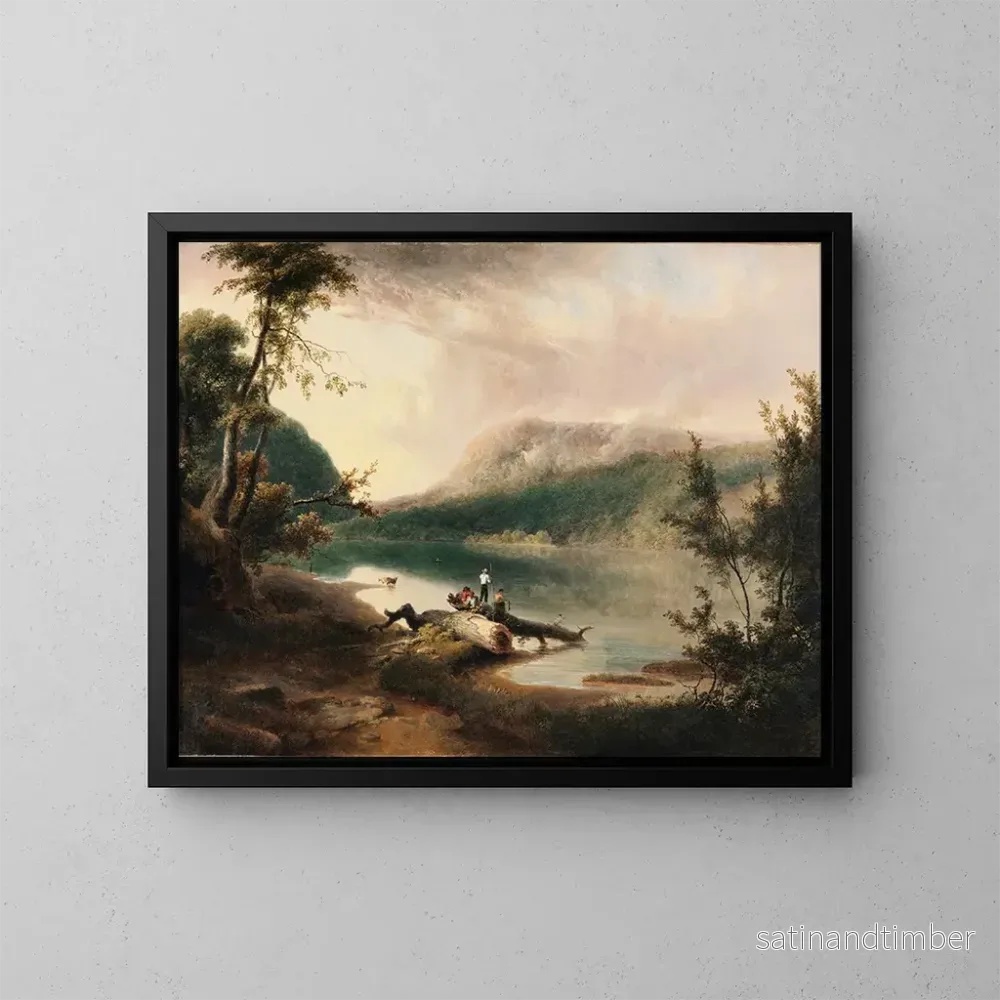 Reproduktion av målningen Gorge du Delaware – Thomas Doughty