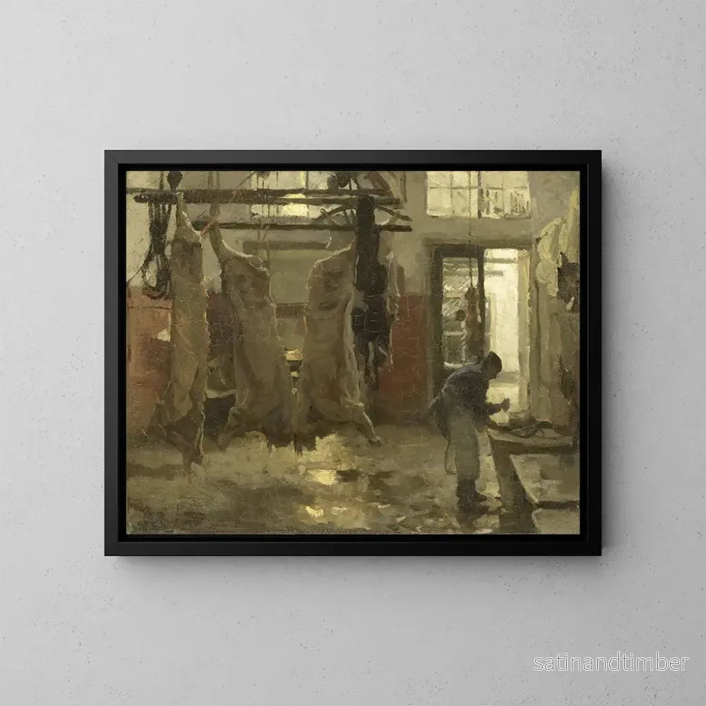 Reproduktion av målningen L'abattoir - Willem Bastiaan Tholen