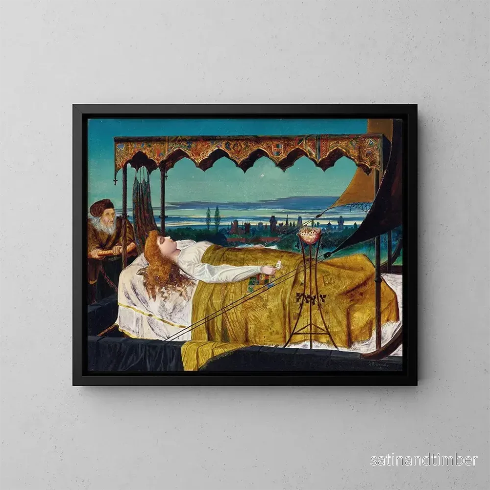 Reproduktion av målningen Elaine - John Atkinson Grimshaw