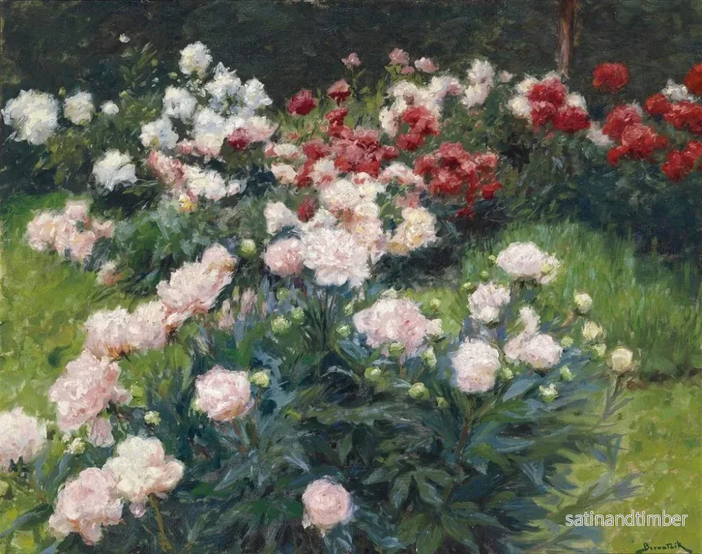 Reproduktion av målningen Pivoines - Wilhelm Bernatzik - Bild 2