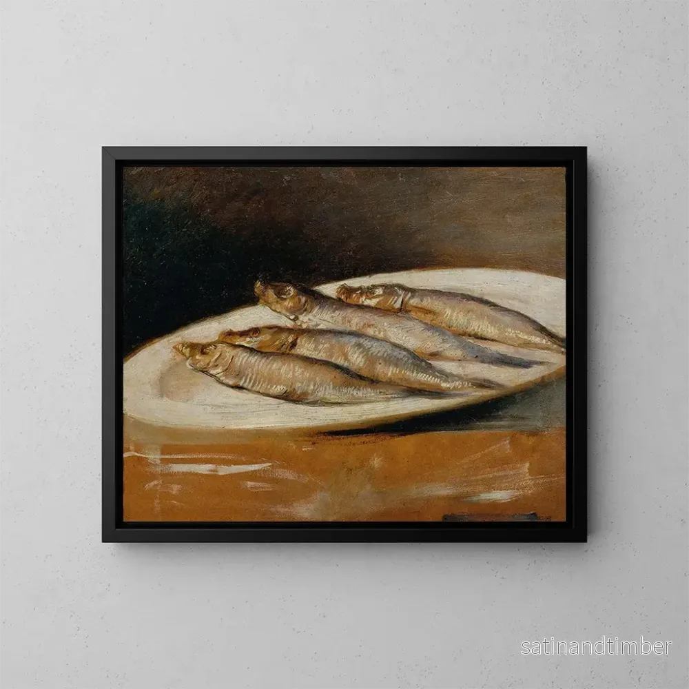 Reproduktion av målningen Sardines - Josef Navrátil