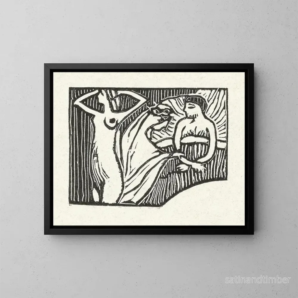 Reproduktion av målningen Illustration för en dikt ur samlingen Sagesse - Maurice Denis